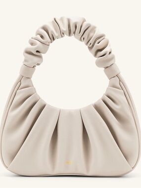 JW PEI Gabbi Ruched Hobo Bag in Ivory